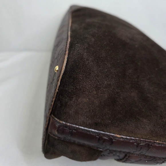 ✨️GUCCI Suede Horsebit Hasler Tote Bag - Picture 12 of 16